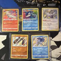 Pokemon TCG Shining Fates Holo Lot 5x Reshiram Kyogre Swanna Stonjourner Suicune - Image 1