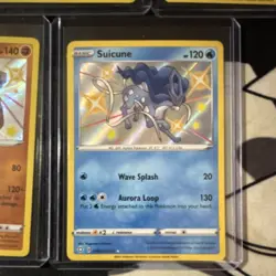 Pokemon TCG Shining Fates Holo Lot 5x Reshiram Kyogre Swanna Stonjourner Suicune - Image 2