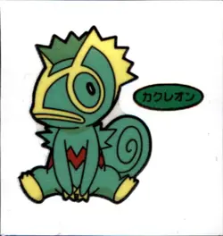 Pokemon Japanese Daiichi Pan Bread Seal Sticker Kecleon - Image 1