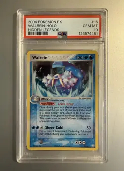 Pokemon EX Hidden Legends Walrein Holo 15/101 PSA 10 - Image 1