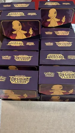 Pokemon EMPTY Elite Trainer Box OBSIDIAN FLAMES Charmander - Image 3
