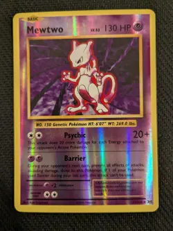 Mewtwo XY 051/108 Reverse Holo NM Pokemon Evolutions Series - Image 1