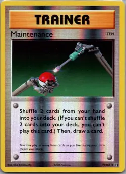 Maintenance 79/108 Uncommon Evolutions Pokemon Reverse Holo Near Mint - Image 1