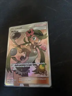 Pokemon Mallow Trainer Full Art Holo Guardians Rising 145/145 English - MP - Image 2