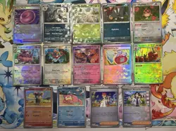 Pokemon Prismatic Evolutions Pokeball Holo Lot Of 14, No Dupes - Image 1
