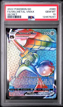 MELMETAL VMAX Pokemon Go Holo Rare #080 PSA 10 Pokemon [Nostalgium] - Image 1