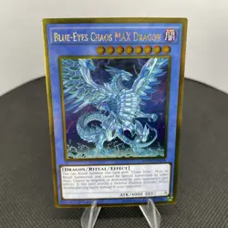 Yugioh Blue-Eyes Chaos MAX Dragon MVP1-ENG04 1. Edition Gold Rare NM - Image 3