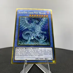 Yugioh Blue-Eyes Chaos MAX Dragon MVP1-ENG04 1. Edition Gold Rare NM - Image 4