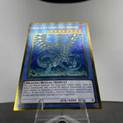 Yugioh Blue-Eyes Chaos MAX Dragon MVP1-ENG04 1. Edition Gold Rare NM - Image 5