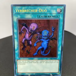 Yugioh Verbrecherduo LCKC-DE101 Secret Rare Near Mint - Image 2