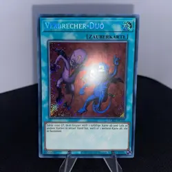 Yugioh Verbrecherduo LCKC-DE101 Secret Rare Near Mint - Image 4
