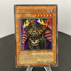Yugioh Dark Ruler Ha Des LOD-001 Ultra Rare Exzellent - Image 1