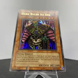 Yugioh Dark Ruler Ha Des LOD-001 Ultra Rare Exzellent - Image 4