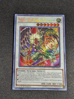 Yu-Gi-Oh! Tengu, the Winged Mayakashi HISU-EN034 1st Secret Rare NM - Image 1