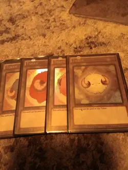 SCAPEGOAT (GOAT) TOKEN SET OF 4 ULTRA RARE AUTHENTIC LC04 YUGIOH! - Image 1