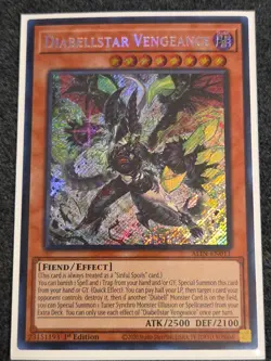 Diabellstar Vengeance ALIN-EN011 Alliance Insight Secret Rare 1st Ed NM Yu-Gi-Oh - Image 1