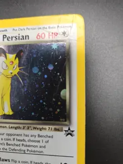 Pokemon Dark Persian Holo Black Star Promo Damaged - Image 4