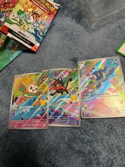 Pokemon 2026 First Partner Illustration Collection Series 1 Promos Set 43-45 #ML - Image 2