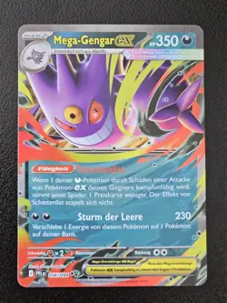 Pokemon Mega-Gengar EX 56/94 Fatale Flammen Double Rare Holo DE NM Deutsch #1 - Image 1