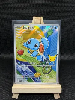 First Partner Illustration Squirtle Promo Full Art Holo 037 Pokemon TCG - Image 1