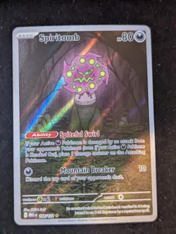 Pokemon Spiritomb 148/132 Me01: Mega Evolution Holo mint free shipping - Image 1