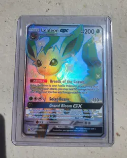 2019 Pokemon Leafeon GX SV46/SV/94 Hidden Fates: Shiny Vault Holo - Image 1