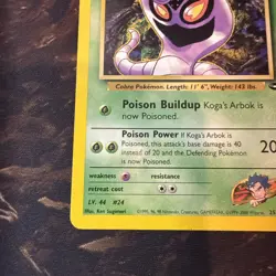Koga’s Arbok 25/132 Gym Challenge Unlimited Regular Rare VTG Pokemon TCG - Image 5