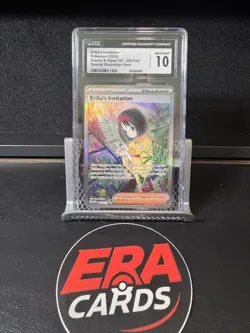 Pokemon Scarlet & Violet 151 Erika's Invitation #203 2023 CGC Prestine 10 - Image 3