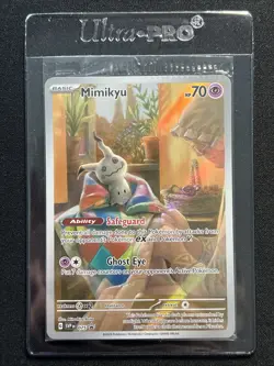 Pokemon TCG: Mimikyu Black Star Promo Scarlet & Violet 075 (Sealed) Crimped - Image 1