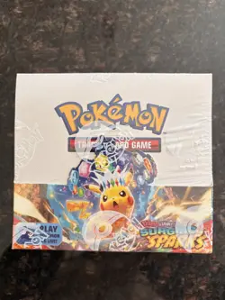 Pokemon TCG Scarlet & Violet Surging Sparks Booster Box Sealed - Image 1