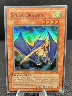 Vintage 1996 Yu-Gi-Oh! Dragon (6) Card Lot w/ 3 Holos - LP-MP - Image 3