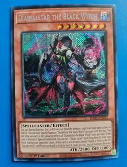 Near Mint Yugioh Diabellstar the Black Witch RA03-EN032 Secret Rare - Image 1