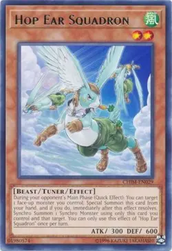 Yugioh! Hop Ear Squadron - CHIM-EN029 - Rare - Unlimited Edition Near Mint, Engl - Image 1