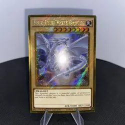 Yugioh Blue-Eyes White Dragon MVP1-ENGV4 Limited Edition Gold Secret Rare NM - Image 2