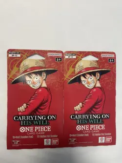 Carry On His Will OP13 Sleeved Booster Pack One Piece TCG English - Image 1