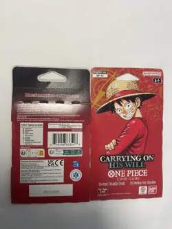 Carry On His Will OP13 Sleeved Booster Pack One Piece TCG English - Image 2