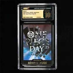 CGC 10 PRISTINE 2025 One Piece JPN Don!! Card (One Piece Day'25) - Image 1