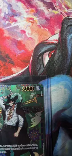 2026 One Piece OP14/EB04 Dracule Mihawk SP Alt Art OP12-030 SR Azure Sea’s Seven - Image 4