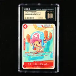 CGC 10 PRISTINE 2025 One Piece JPN Tony Tony Chopper P-101 P - Image 1