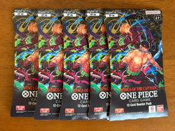 NWT One Piece Wings Of The Captain OP-06 Five 5 Booster Packs Lot English - Image 1