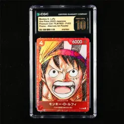 CGC 10 PRISTINE 2022 One Piece JPN Monkey D. Luffy P-022 P (Alt Art) - Image 1