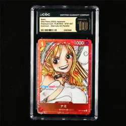 CGC 10 Pristine 2023 One Piece JPN Nami ST01-007 C (Alt Art) - Image 1