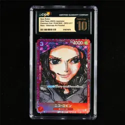 CGC 10 PRISTINE 2023 One Piece JPN Nico Robin OP01-017 R (Alt Art) - Image 2