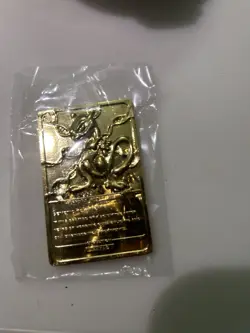 23k Gold Plated Mewtwo Pokemon Burger King 1999 Metal Trading Card w/Pokeball - Image 4