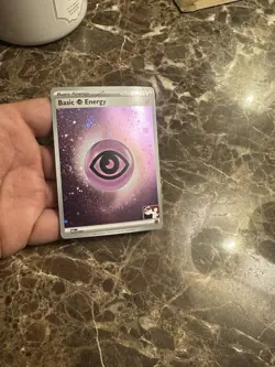 Psychic Holo Energy Prize Pack Series Promo Series 8 Pokemon Card NM/LP - Image 1