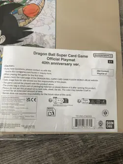 Bandai Namco Dragon Ball Super Card Game Playmat Goku 40th Anniversary ver. - Image 3