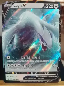 Lugia V 138/195 - Silver Tempest - Pokemon Card - Near Mint - Image 1