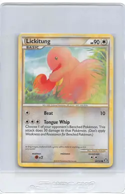 LICKITUNG 66/102 - NON-HOLO - COMMON - TRIUMPHANT - 2010 Pokemon Card - NM - Image 1