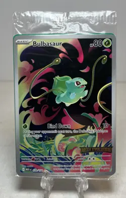 Bulbasaur 133/132 - Mega Evolution - Stamped Promo - Pokemon card - SEALED - Image 1