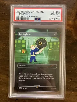 MTG Trinisphere Fallout Secret Lair Drop (SLD) Mythic Card #1485 PSA 10 Gem Mint - Image 1